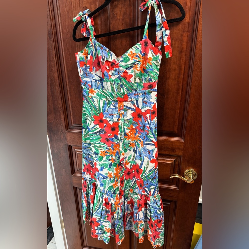 CARA CARA Belvedere Dress Bahamian Garden US 2 NWT
